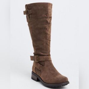 NWT- Torrid Buckle Knee-High Boot (WW)